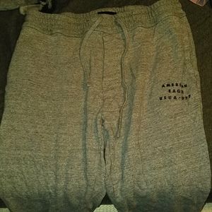 Gray AE sweatpants